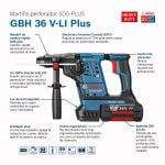 Martillo Perforador Demoledor GBH 36 V-LI Plus ambient4