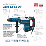 Rotomartillo Demoledor GBH 12-52 DV SDS ambient3