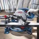 Sierra Ingleteadora Acolilladora 10pug Bosch GCM 10 X, 0601B150G0, Action