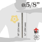 Broca SDS plus-5X Bosch 5 8 Pulg 2608836692 002