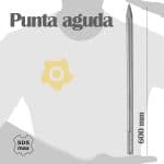 Cincel SDS MAX Pta Aguda 600 mm Bosch 1618600012 011