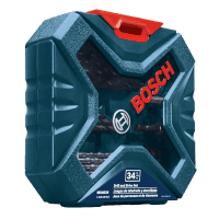 Set Accesorios Bosch 34 Pc Atornillar y Perforar X Line MS4034