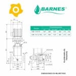 Electrobomba Multietapa Vertical VSE 109 y 1012 Barnes 003