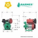 Motobomba Alta Presión HD2130HF Barnes 003