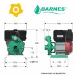Motobomba Alta Presión HD275LD Barnes 003