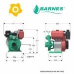 Motobomba Alta Presión HD3100HF Barnes 003