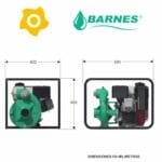 Motobomba Alta Presión HG265HF Barnes 003