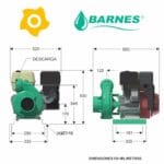 Motobomba Alta Presión QG3150HF Barnes 003