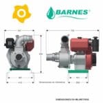 Motobomba Autocebante AAD4130HF y HF-3 Barnes 003