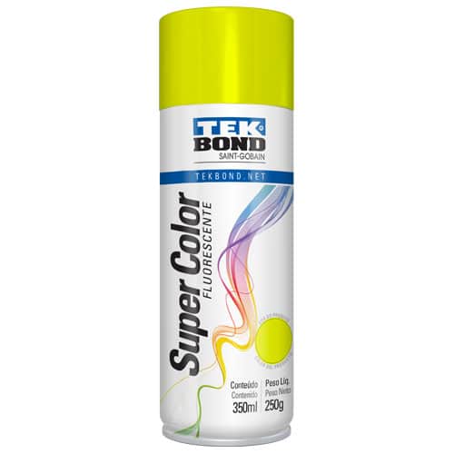Pintura en Aerosol Tek Bond Fluorescente Amarillo - 350 ml/250 gr