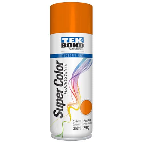 Pintura en Aerosol Tek Bond Fluorescente Naranja - 350 ml/250 gr