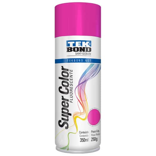 Pintura en Aerosol Tek Bond Fluorescente Rosa - 350 ml/250 gr
