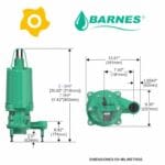 Electrobomba Agua Residual NG 230, 250, 275 Barnes 003