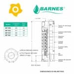 Electrobomba Pozo profundo 4pulg Barnes 003