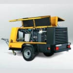 Compresor Kaeser Mobilair M135 detalle Compuertas tipo ala