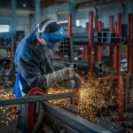 Pulidora 7P Bosch GWS 2200-180 Vulcano, 06018F10G1, Vista Action