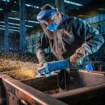 Pulidora 7pulg Bosch GWS 25-180 Vulcano, 06018F30G1, vista Action