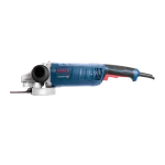 Pulidora 7pulg Bosch GWS 28-180 Vulcano, 06018F50G1,vista lateral