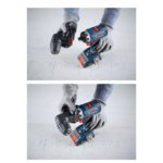 Taladro Atornillador Inalambrico Bosch 0.5 Pulgada 18V GSR 18V-60 FC FlexiClick, 06019G71G0, vista action 001