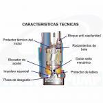 Tsurumi Bomba caracteristicas Modelo NH