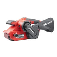 Lijadora de banda Einhell 76x533 mm 800W TC-BS 8038