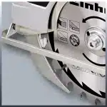 Sierra circular Einhell 7 1-4pulg + Disco de corte TC- CS 1401 Detalle guia 002