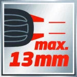 Taladro Einhell TC-ID 710 4259729 diametro brocas