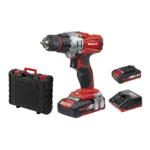 Taladro de Rotacion Inalambrico + 2 Baterias + Cargador 38 44Nm Einhell TE-CD 182 Li KIT, 4513854, vista ppal