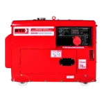 Generador Diéel KTC 8,8 KVA 110 220V Silencioso 437-SDG9-3 vista lateral