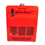 Generador Diésel KTC 7KW 110 220V Silencioso 437-SDG8-1 vista posterior