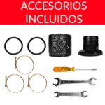 Motobomba KTC 495-DWP40-100 vista accesorios