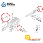 Kit de Sellos Aceite Annovi Reverberi serie KB, 1865, despiece