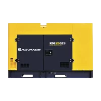 Planta Eléctrica Diésel Cabinada Advance  21KVA  110/220V 3F RDE20SS3
