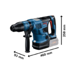 Rotomartillo Bosch Inalambrico GBH 18V-36C 800W 7J 0611915081 Dimensiones
