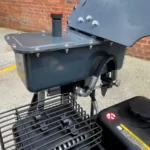 Carretilla Transportadora sobre Orugas Ducati 6.5Hp TAG500H detalle Sisitema Volco Hidraulico