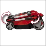 Cortacesped Inalambrico Einhell 36V SGE-CM 36-37 Li, 3413172, Detalle colapsible