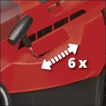 Cortacesped Inalambrico Einhell 36V SGE-CM 36-37 Li, 3413172, detalle alturas