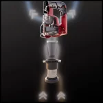 Aspiradora Inalambrica Einhell 0,6L 18V TE-SV 18 Li, 2347180, Vista action