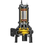 Electrobomba Tsurumi Aguas Negras Cortadora serie CZ vista corte interior