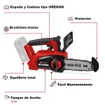 Motosierra Inalambrica Einhell 200mm 18V FORTEXXA 18-20 TH, 4600020 detalles