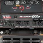Motosoldador Diesel Lincoln AIR VANTAGE 566X - 65.7 Hp, 600 A, K3242-3 detalle tablero de control