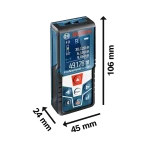 Medidor Laser de Distancia Bosch GLM 50-12, 0601072RG0, Dimensiones