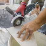 Disco Diamantado Continuo Kern Deudiam 4.5 Pulgadas Ceramica 24-094, Vista action