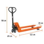 Gato Estibador Hidraulico Truper 2.0 Ton - 1.22 mt, vista