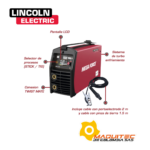 Soldador Inversor Lincoln Megaforce 185i D - 110-220V, 185A, K69076-2, vista secundaria
