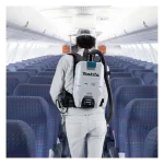 Aspiradora Inalambrica Makita 40V 2Lt VC008GZ Tipo Morral + Cargador + Batería, COMBO-1982, vista action 002