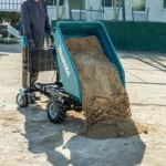 Carretilla Transportadora Eléctrica Makita 300Kg 36V Volco Asistido CU602 (3)