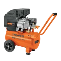 Compresor de Aire Lubricado Truper 3.0hp 25lt 15006
