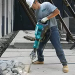 Martillo Demoledor Makita 72.8J 2000W HM1812, vista Action