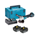 Minipulidora Inalambrica Makita 4.5P 18V Brushless + 2 Baterias 3.0Ah + Cargador vista ppal